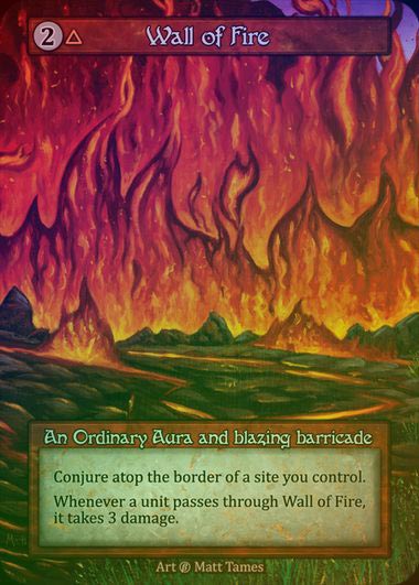 【FOIL】[Fire] Wall of Fire [beta-Ordinary]
